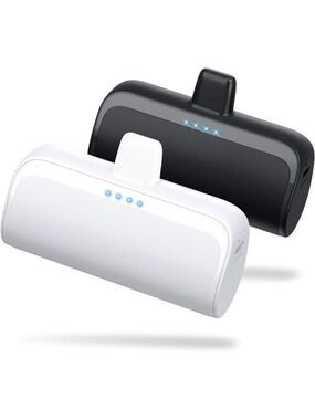 2 Pack Mini iPhone Portable Charger 5200mAh Fast Charging Travel Power Bank